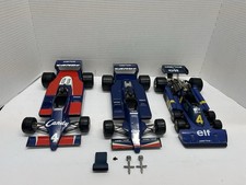 3 BURAGO F1 VINTAGE FORMULA 1  DIE CAST RACING CAR LOT TYRRELL CANDY  ELF picture
