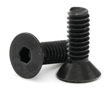 #8-32 Black Oxide Stainless Steel Flat Head Socket Cap Screws All Length & Qty picture