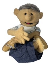 Vintage Full Body Plush Folkmanis Grandma Puppet Old Woman 36” Retired Gray Hair picture