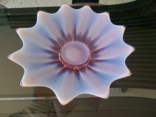 FOSTORIA HEIRLOOM PINK OPALESCENT FLOWER FLOAT #2183/415 picture