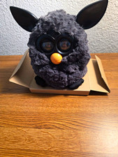 Hasbro Furby 2012 Gray/Black Electronic Interactive Toy w/ Orange Beak MPN picture