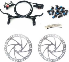 Zoom Hydraulic Disc Brake Mountain Bike MTB Front & Rear Set Floating Disc 160mm picture