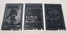 Yugioh 1996 Hard Plastic x3 Card Set  picture