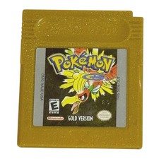 Nintendo Pokemon Gold Version Game Boy Color GBC Cartridge Gold DMG-AAUE-USA picture