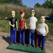 King Of The Hill Hank Hill Figure 8”  Set Of 4 picture