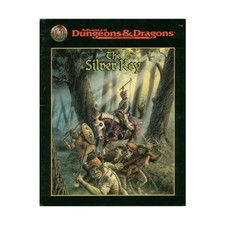 TSR AD&D 2nd Ed Silver Key VG+ picture