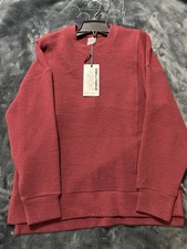 Calia Elevate Size Zip Tunic Deep Merlot Women's Small Pullover (G1) picture
