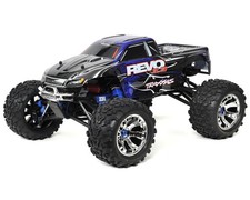 Traxxas Revo 3.3 4WD RTR Nitro Monster Truck w/TQi (Blue) [TRA53097-3-BLUE] picture
