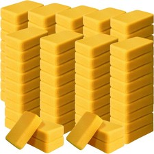 Tioncy 84 Pcs Large Car Cleaning Foam Sponge Bulk Commercial Yellow picture