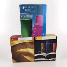 LIFEPAC® AOP 11th Grade 3 Core Subjects Box Sets Math Science Language Arts NEW picture