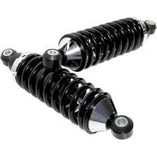 Adjustable Black Rear Street Rod Coil Over Shock SET w/400 Pound Coated Springs picture