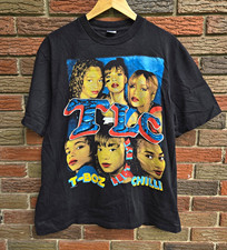 Vintage TLC No Scrubs Rap Tee T Shirt XL T-Boz Left Eye Chilli  picture