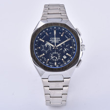 NEW ATTESA Quartz Watches Citizen Watch  Blue dial Silver Band picture
