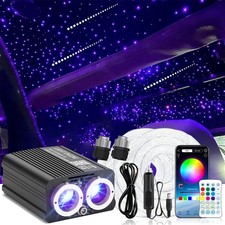 500-1300pc Car Headliner Star Lights Roof Twinkle Ceiling Light Fiber Optic picture
