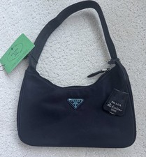 Prada Re-Edition 2000 Mini Nylon Shoulder Bag Black Tessuto picture