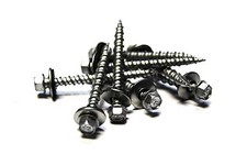 (1000) 10x2 Hex Head Roofing Screws with Neoprene Washer (Weather Coat) picture