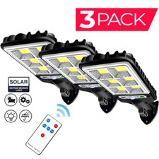 3PCS Outdoor Solar Wall Light LED Motion Sensor Bright Flood Street Lamp 3 Modes picture