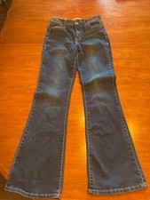 Excellent condition women’s  jeans, hot kiss first kiss brand boot cut dark wash picture