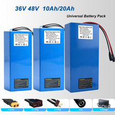 36V 48V 10Ah/20AH Lithium Battery Pack for 100W-2000W Electric Bicycle Motors picture