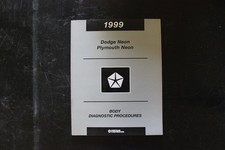 Chrysler 1999 Dodge Neon Plymouth Neon Body Diagnostic Procedures Manual OEM picture