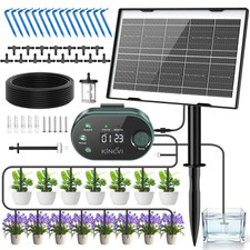 Solar Drip Irrigation System Kit, Auto Plant Waterer for 15 Pots(Green) picture
