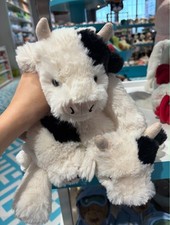 Jellycat Smudge Cow RARE Retired NWT - with Label Dust Bag Plush Gift picture