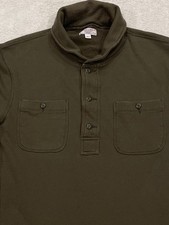 Wallace & Barnes Heritage Fleece Mock-Neck Pullover Sweatshirt Green Size XL picture