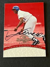 1997 Vladimir Guerrero Rookie- Donruss Signature Series--Montreal Expos- nrmt picture