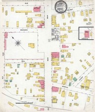 1898 Town Map of Girard Erie County Pennsylvania picture