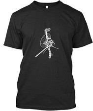 Voyager Probe T-Shirt Made in USA, Sizes S-5XL, Space Exploration Design picture