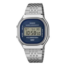 Wristwatch CASIO A140WE-2AEF Stainless Steel Blue Alarm Chrono Vintage picture