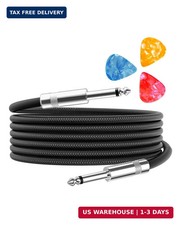Guitar Cable, Guitar Cord 10ft AMP Cord for Bass & Electric 10FT Straight picture