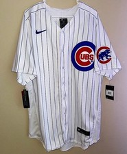 New Pete Crow Armstrong #4 Cubs White Stripe Cool Base Jersey. picture