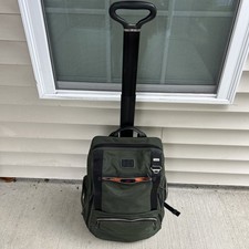 Tumi Alpha Bravo Lemoore 2 In 1 Wheeled Backpack Spruce Green Model 22472SPH EUC picture