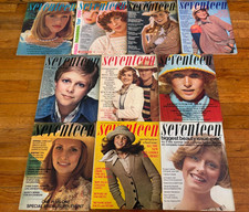 Vintage Seventeen Magazine 1970’s Lot Of 10 From 1972 1973 1974 - RARE picture