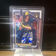 2024 Bowman Luke Adams 1st Bowman Chrome IP Auto picture