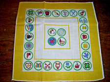 Two Vintage Girl Sout Hankies New Condition picture