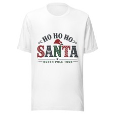 Retro Santa 90s T-Shirt — Vintage Bootleg HO HO HO Christmas Graphic picture