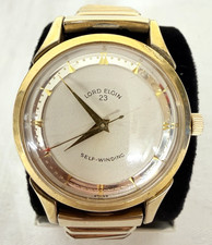 1950s Lord Elgin 23 Self Winding Watch Running Wick 10k Rolled Gold Plate picture