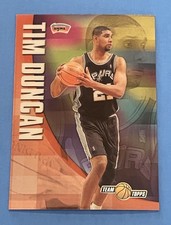 Topps 2001-02 Topps Chrome Team Topps Tim Duncan #TT2 Spurs picture