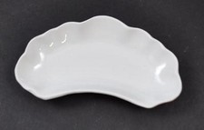 Vintage Wilkinson's Royal Semi-Porcelain England White Crescent Bone Dish 6 1/2