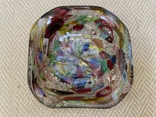 Vintage Murano Glass Art Tutti Frutti Bowl Italy picture