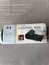 Vintage GreatLand Sleeping Bag 33”x75”with box New Old Stock Forest Green picture