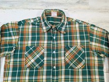 Vintage Big Mac JCPenney Shirt Mens Large Plaid Heavy Flannel picture
