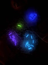 US SELLER 1PC 1.5X6mm Glass Stick Glow in the Dark 25 Years Life Lamp Tube EDC picture