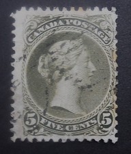 CANADA  #26iv  PERF.11.75 x12 (PAPER FLAW SEE PHOTOS) CAT.$130   picture
