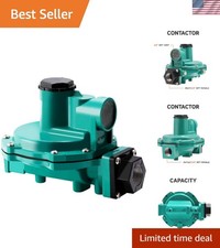 Heavy-Duty Propane Regulator, 1,600,000 BTU/hr | 2nd Stage, Metal Construction picture