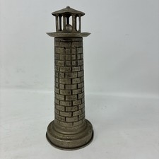 Vintage Brass Lighthouse Untested Chase 1930s 1940s 6” picture