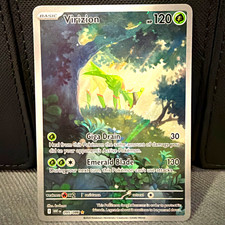 Virizion 095/086 white Flare Holo Rare Basic 120 HP EN 2025 picture