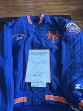 Willie Mays Personally Owned Say Hey New York Mets Starter Jacket Mays LOA picture